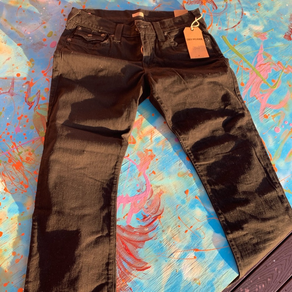 true religion jeans brand new size 32 black